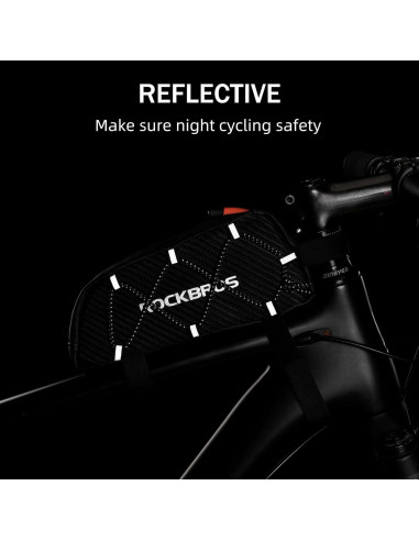 Bolsa de Tubo Superior ROCKBROS para Bicicleta 1L Impermeable
