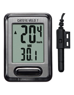 CATEYE Velo 7 Computador de Bicicleta - Velocímetro y Odómetro