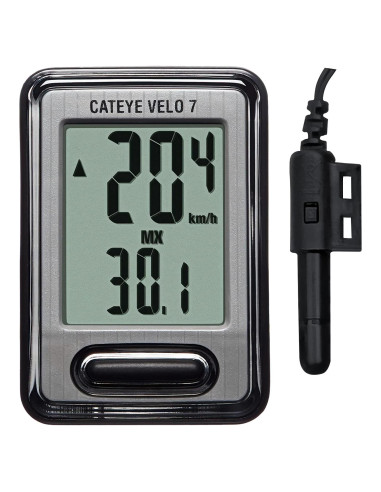 CATEYE Velo 7 Computador de Bicicleta - Velocímetro y Odómetro
