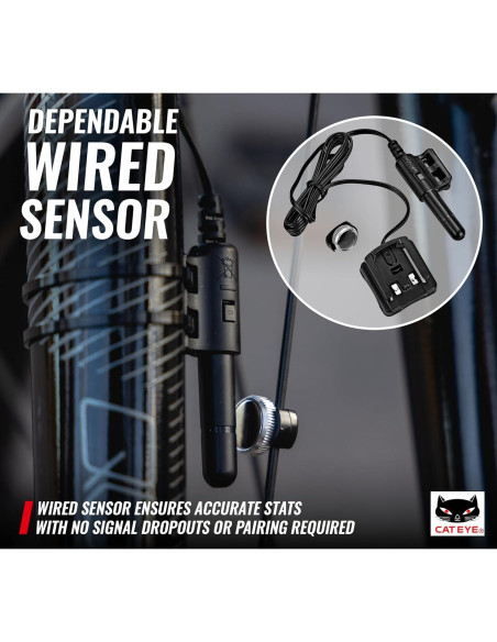 CATEYE Velo 7 Computador de Bicicleta - Velocímetro y Odómetro