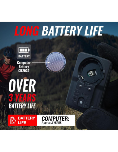 Computadora de Bicicleta CATEYE Enduro - Velocímetro y Odómetro