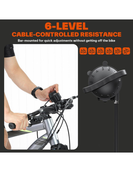 Entrenador de Bicicleta Estacionario Sportneer Turbo Magnético 71 cm