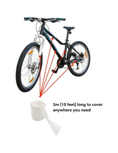 Cinta de Protección para Cuadro de Bicicleta TURBOOST 3m 2