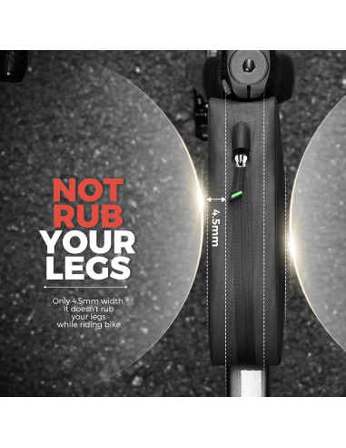 Bolsa de marco ROCKBROS impermeable 0.9L para bicicleta