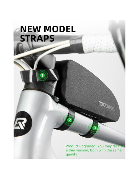 Bolsa de marco ROCKBROS impermeable 0.9L para bicicleta