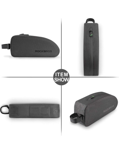 Bolsa de marco ROCKBROS impermeable 0.9L para bicicleta