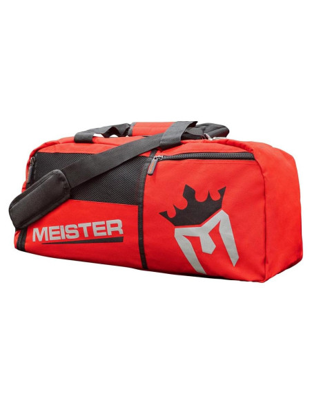 Bolsa de Gimnasio Convertible Meister 66x30x30 cm Rojo