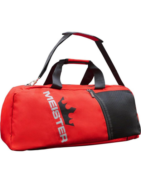 Bolsa de Gimnasio Convertible Meister 66x30x30 cm Rojo