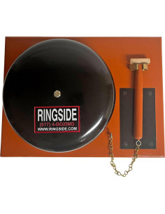 Campana de Boxeo Ringside Gong 25.4 cm Acero Tradicional 2