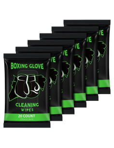 Paquete de 120 toallitas desodorantes Threlaco para guantes de boxeo