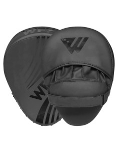 Guantes de Boxeo WFX Curvados de Cuero Sintético Negro