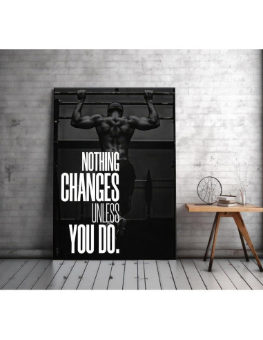 Juego de 3 Piezas de Arte de Pared Boxeo Lona 30x40 cm