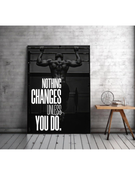 Juego de 3 Piezas de Arte de Pared Boxeo Lona 30x40 cm