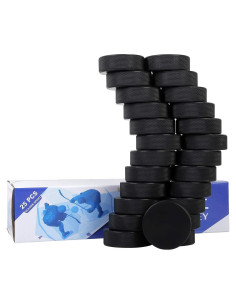 Discos de Hockey sobre Hielo Golden Sport 25pcs 7.62cm Negro