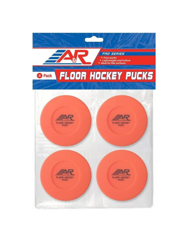 Pucks de Hockey de Piso A&R Sports - Paquete de 4