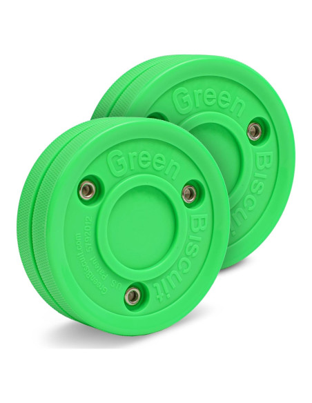 Green Biscuit Pasador 2 Paquete para Hockey Callejero
