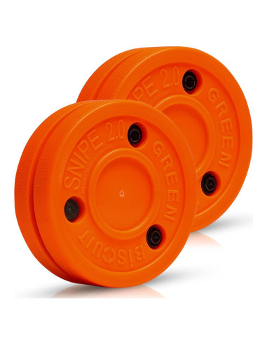 Disco de Hockey Green Biscuit Snipe 2.0 Naranja 2 Piezas