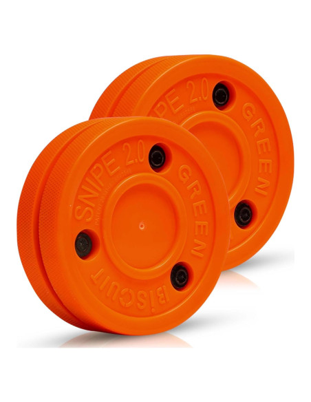 Disco de Hockey Green Biscuit Snipe 2.0 Naranja 2 Piezas