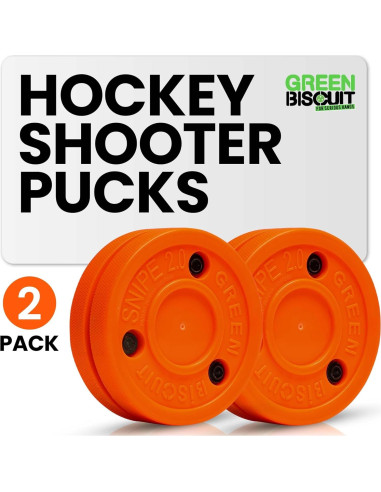 Disco de Hockey Green Biscuit Snipe 2.0 Naranja 2 Piezas
