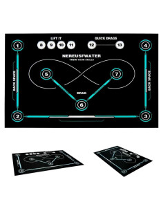 Alfombra de Entrenamiento de Hockey Nereusfwater 150x88cm Antideslizante