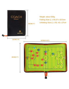 Tablero Táctico de Entrenamiento Zosebffej - Fútbol, Baloncesto, Hockey 2