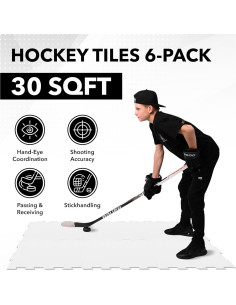 Azulejos de Hielo Sintético ACE HOCKEY - Paquete de 6 - 2.79 m 2