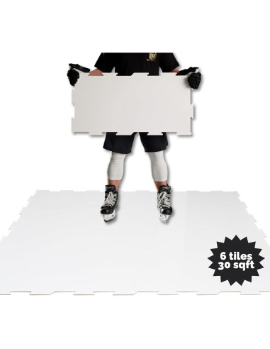 Azulejos de Hielo Sintético ACE HOCKEY - Paquete de 6 - 2.79 m