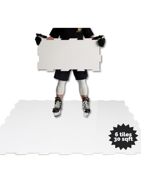 Azulejos de Hielo Sintético ACE HOCKEY - Paquete de 6 - 2.79 m