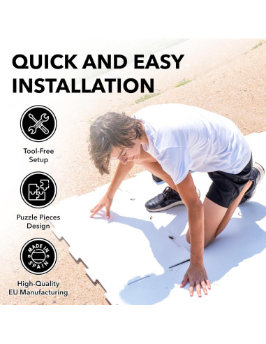 Azulejos de Hielo Sintético ACE HOCKEY - Paquete de 6 - 2.79 m