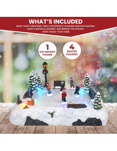 Pista de Patinaje de Hockey Top Treasures - Pueblo Navideño Musical 2