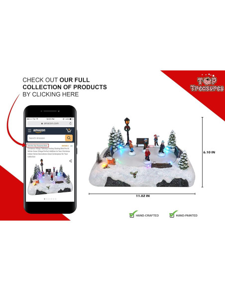 Pista de Patinaje de Hockey Top Treasures - Pueblo Navideño Musical