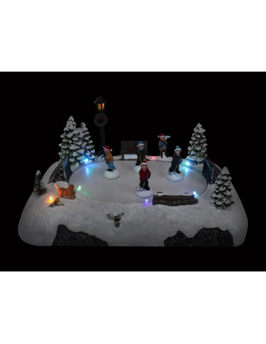 Pista de Patinaje de Hockey Top Treasures - Pueblo Navideño Musical