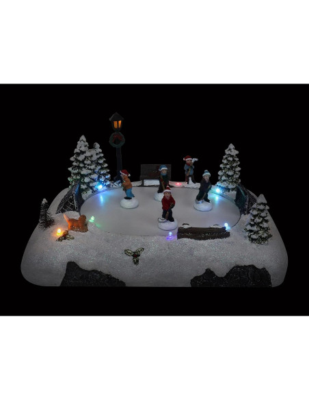 Pista de Patinaje de Hockey Top Treasures - Pueblo Navideño Musical