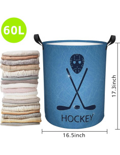 Cesta de Ropa Grande Naqiuli 60L Impermeable Plegable 43.9cm 2