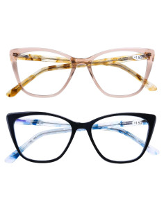 Gafas de Lectura AQWANO Oversized Anti Luz Azul 1.25x