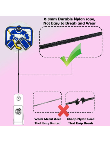 Ruedas de Insignia Retráctiles Meaxur 60cm Hockey sobre Hielo