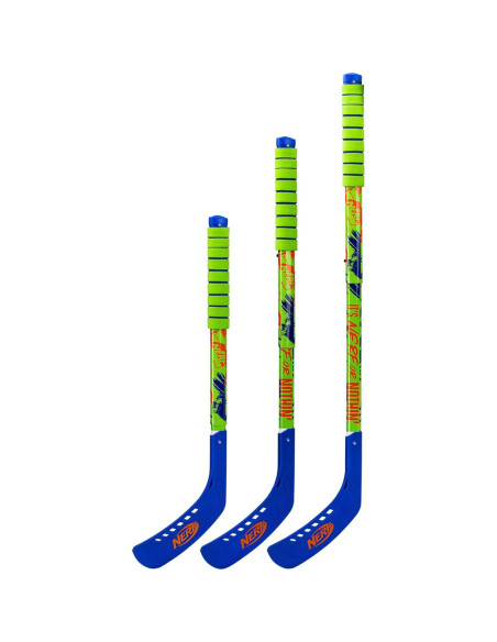 Conjunto de Hockey NERF Proshot para Niños - 2 Palos Ajustables + Pelota