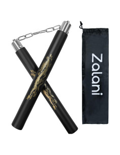Nunchaku de Entrenamiento de Espuma Zalani - 30.99 cm Negro