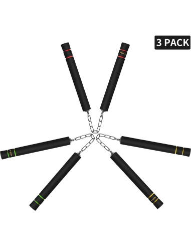 Nunchakus de Espuma e-jades 2 Pack para Niños y Adultos
