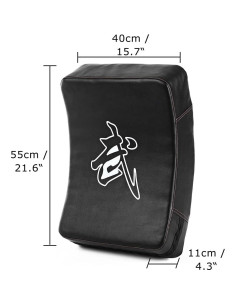Almohadilla de Boxeo Workouty Strike Pads 55x40cm Negro 2