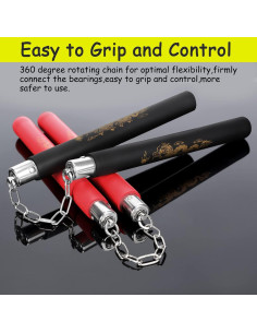 Nunchakus de Entrenamiento MSGumiho de Espuma para Niños y Adultos 2