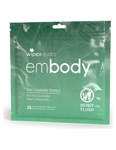 Toallitas Corporales Wipex Embody 25ct - Ecológicas y Veganas