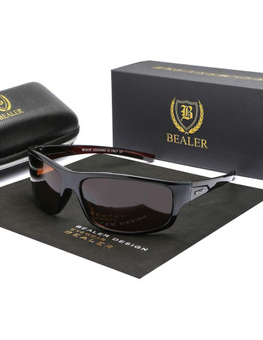 Gafas de sol deportivas BEALER polarizadas UV400 marrón