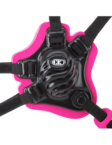 Cabezal de Lucha Cliff Keen Tornado Negro/Rosa Talla Única