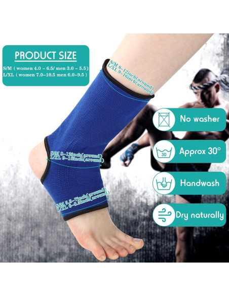 Férulas de Tobillo Geyoga para Kickboxing y Muay Thai - Talla L