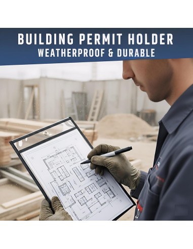 Paquete de 5 Sujetadores de Tickets JUZARI 9x12 cm Alta Resistencia