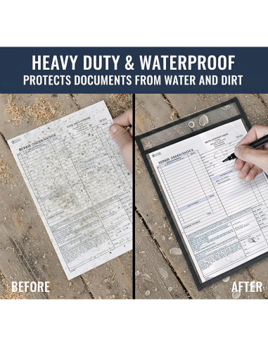 Paquete de 5 Sujetadores de Tickets JUZARI 9x12 cm Alta Resistencia