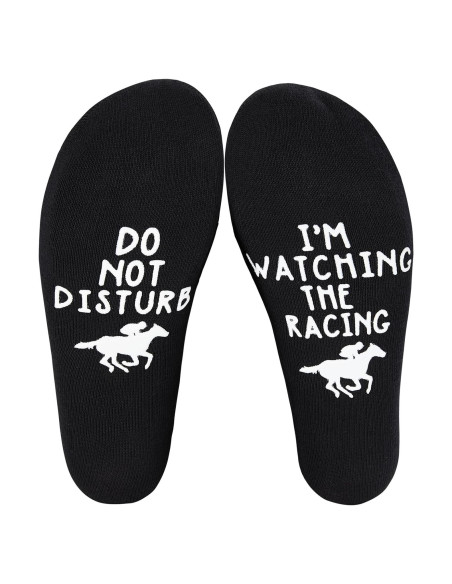 Calcetines de Carreras de Caballos Algodón Unisex Talla Única
