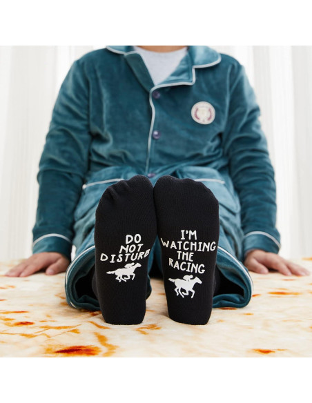 Calcetines de Carreras de Caballos Algodón Unisex Talla Única