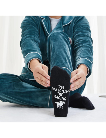 Calcetines de Carreras de Caballos Algodón Unisex Talla Única